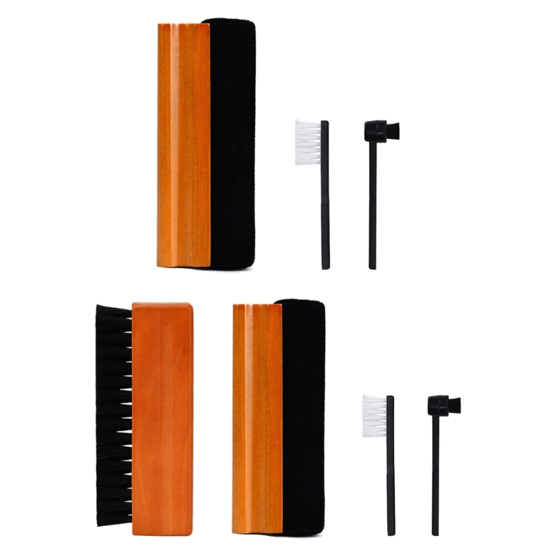 Vinyl Record Cleaner - Professional Turntable Record Cleaner Brush, Soft