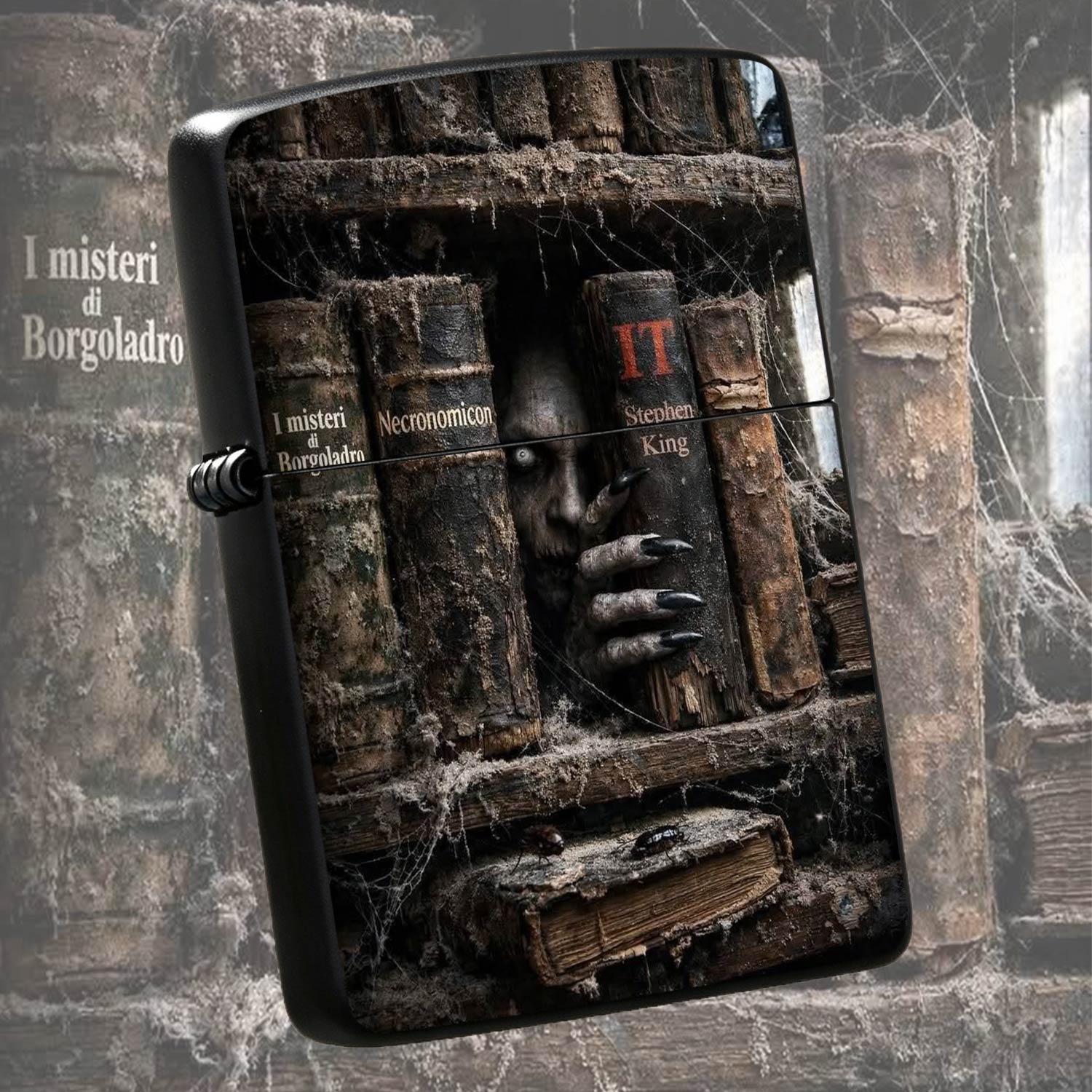 Vintage Collectible Books - Vintage Dark Hiding In Books Themed