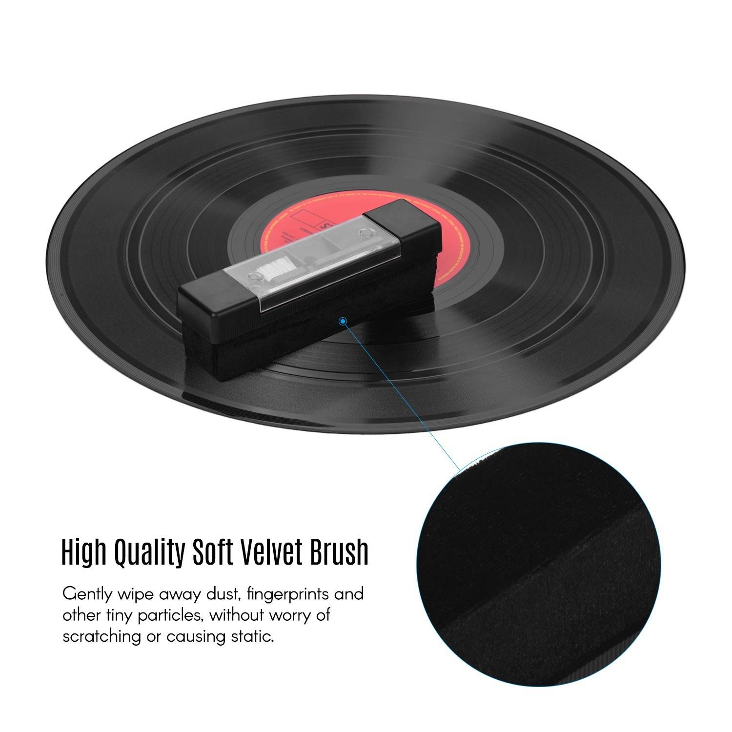 Vinyl Record Cleaner Brush - D - огляд і ціна Vinyl Record Cleaner