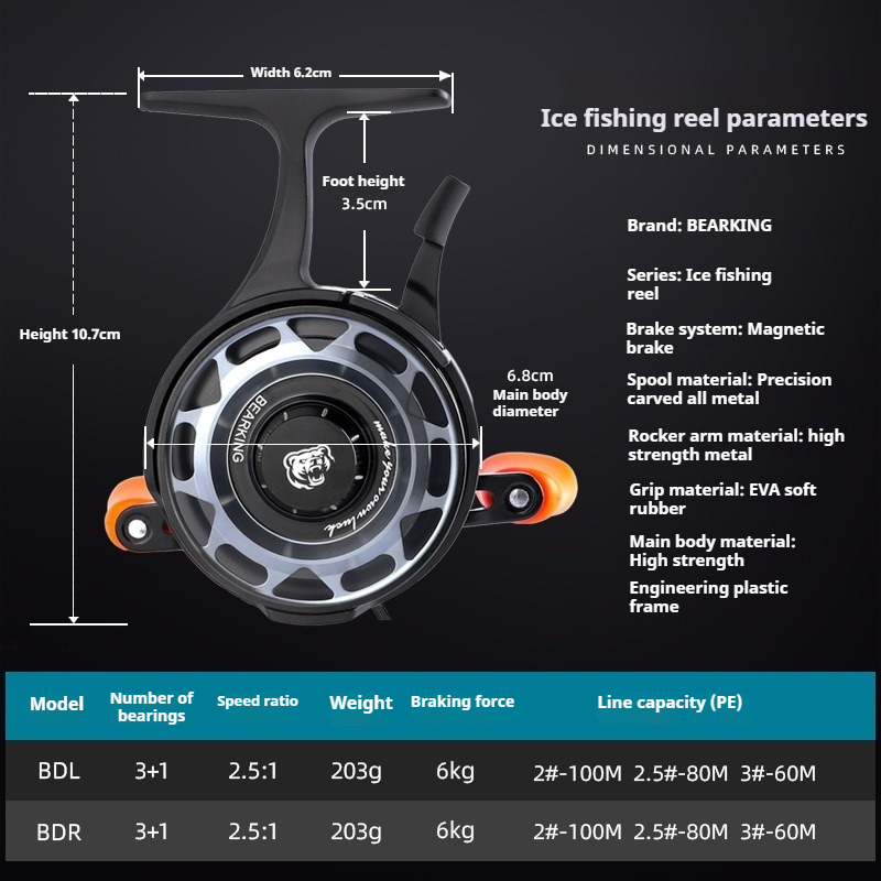 Winter Ice Fishing Reel, Micro - огляд і ціна Developing Tank Reel